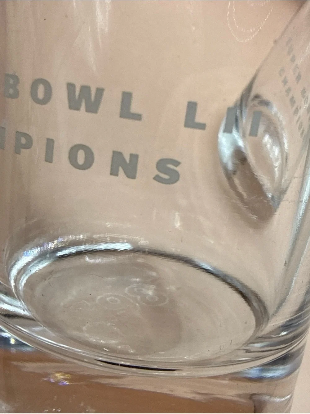 Set of 2 Vintage NFL Philadelphia Eagles Bud Light Beer Glass Super Bowl 1982